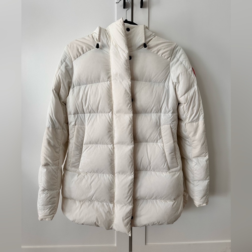Canada Goose White Puffer Jacket